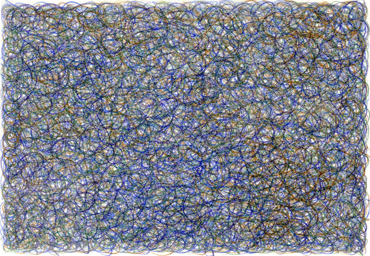 Zeichnung - Farbspiel