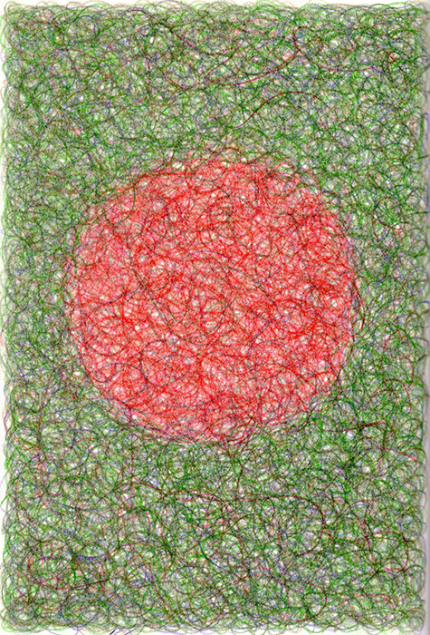 Zeichnung - Farbspiel